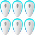 thumbnail image 1 of 6 Pack Electronic Mosquito Repellent Devices Plug In Pest Control Ultrasonic Insect Repeller for Indoor Use Home Office Garage Kitchen Bedroom Living Room, 1 of 8