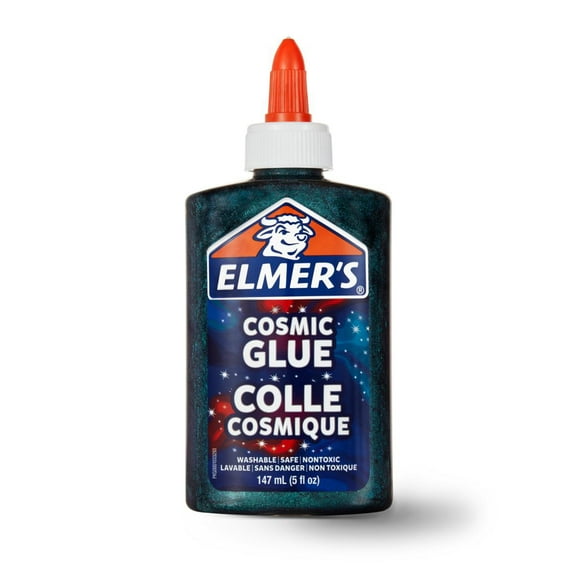 6 Pack: Elmer's Teal & Purple Cosmic Liquid Glue