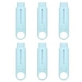 thumbnail image 1 of 6 Pack Erasers, Sliding Retractable Eraser Push Pull Cute Pencil Erasers Soft Large Easy to Clean with Plastic Sleeve for Sketching Drawing Artists Teacher Pencils, Blue TPE, 1 of 6