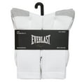 thumbnail image 1 of 6-Pack Everlast Boy's Full Cushion Crew Socks- Size 6-8.5 (White), 1 of 2