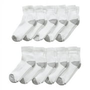 6-Pack Everlast Boy's Full Cushion Quarter Socks Size 9-11 (Ages 7-14 years)