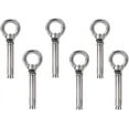 thumbnail image 1 of 6 Pack Expansion Bolts Ring Screw 304 Stainless Steel Eyebolt Bolt Expansion Screw with Eye Ring Anchor Internal Eye Bolt Fastener Ring Lifting Sleeve Expansion Closed Hook Eye Bolt (M8*80), 1 of 5