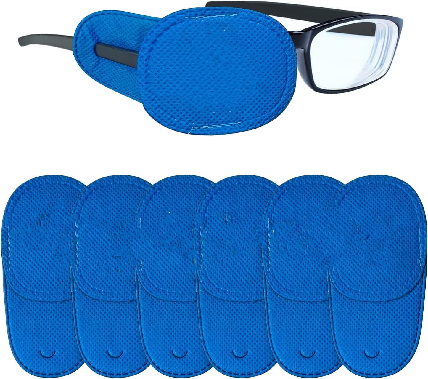 2PCS Eye Patches For Adults Kids,Adjustable Eye Patch,Pirate Eye Patches,Medical Eye Patch, Amblyopia Lazy Eye Patches For Left Or Right Eyes, Black