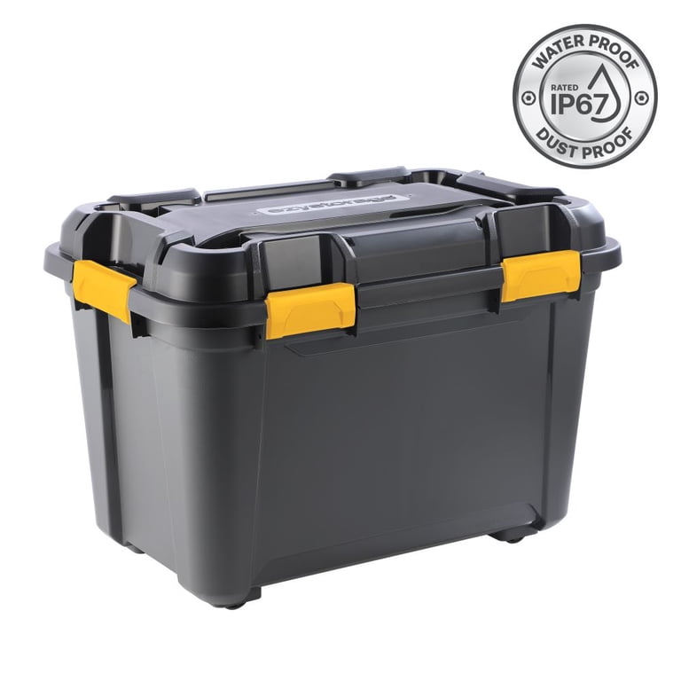6 Pack - Ezy Storage 55L Bunker Tough Storage Tub - Walmart.com