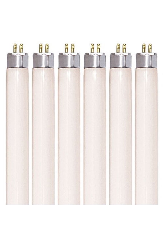 (6 Pack) F13T5/D - T5 Fluorescent 6500K Daylight - 13 Watt - 21 Super Lon...
