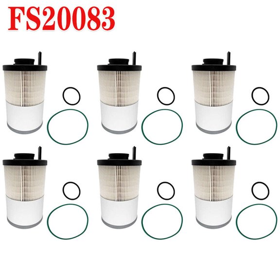 6 Pack FS20083 Fuel water Separator Filter Kit For Detroit Diesel A0000905051