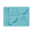 thumbnail image 1 of 6 Pack: Fashion Silicone Fondant Mold by Celebrate It®, 1 of 4