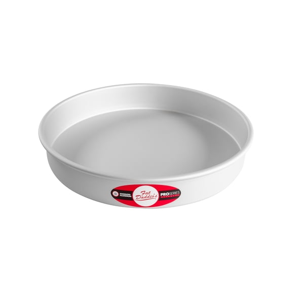 Fat Daddio's Pro Series Bakeware Anodized Aluminum Round Cake Pan, 6 Pack