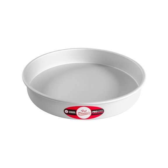 Fat Daddio's Pro Series Bakeware Anodized Aluminum Round Cake Pan, 6 Pack