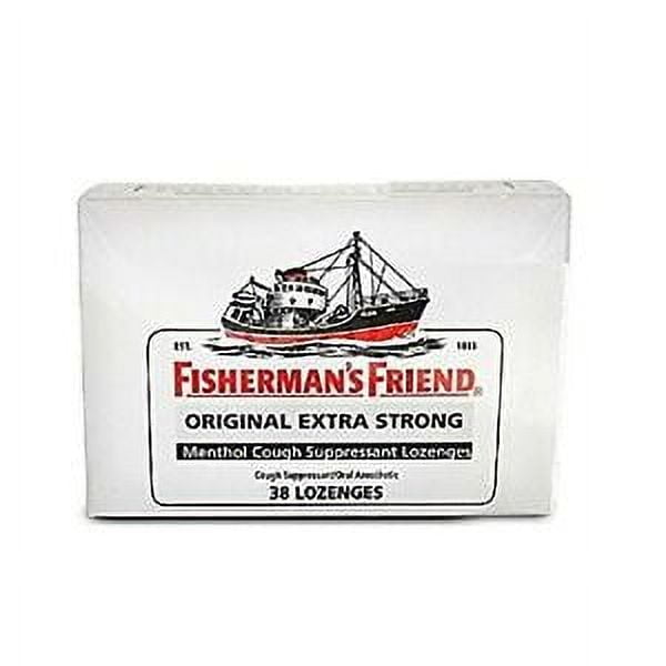 6 Pack Fisherman's Friend Original Extra Strong Menthol 38 Lozenges Each