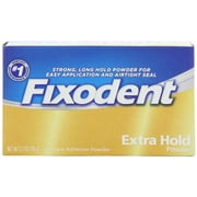 6 Pack - Fixodent Denture Adhesive Powder Extra Hold 2.70oz Each