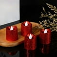 thumbnail image 1 of 6-Pack Flameless LED Candle Lights with Realistic Flicker Effect for Holiday Decor and Romantic Ambiance, 1 of 6