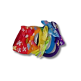 thumbnail image 1 of 6-Pack Floral Bow Hair Ties for Girls – Colorful Elastic Ponytail Holders with Printed Bows, 1 of 4
