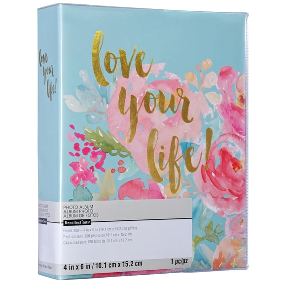 Recollections Floral Mini Photo Album, 6 Pack