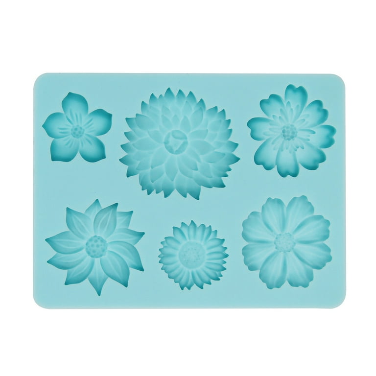 Wilton Floral Party Silicone Mold, 6-Cavity