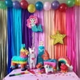 thumbnail image 1 of 6-Pack Fluorescent Crepe Paper Streamers - Vibrant Colors in Normal Light, Glow Under Blacklight for Neon Party, UV Party, Birthday, Wedding, Festival & Celebration Decorations, 1 of 4