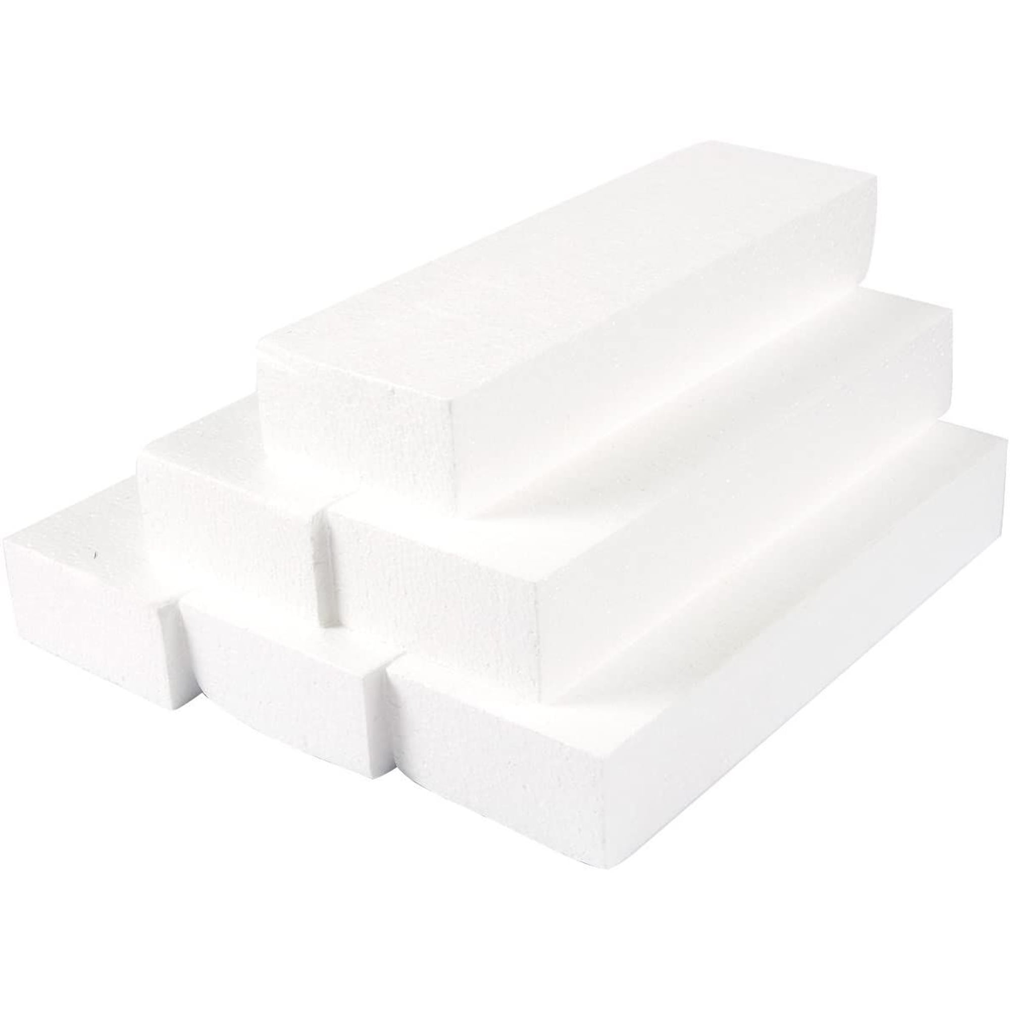 180Pcs polyurethane Foam Blocks for Crafts Supplies, DIY Projects (4 x 4 x  2 In)