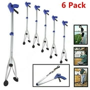 6 Pack Foldable Reacher Grabber Tool, Long 32" Foldable Extender Gripper Tool, Suction Cups for Precise Work, Claw Trash Garbage Picker, Garden Nabber, Mobility Aid Pick Up Tool, Wholesale, Bulk