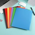 thumbnail image 1 of 6 Pack Folders with Pockets, Pastels Colors, Heavy Duty Pocket Folder, Plastic Folders with Pockets, 2-Pocket Folder Bulk, Aesthetic File Folder, Back To School Office Filing Supplies, 1 of 9