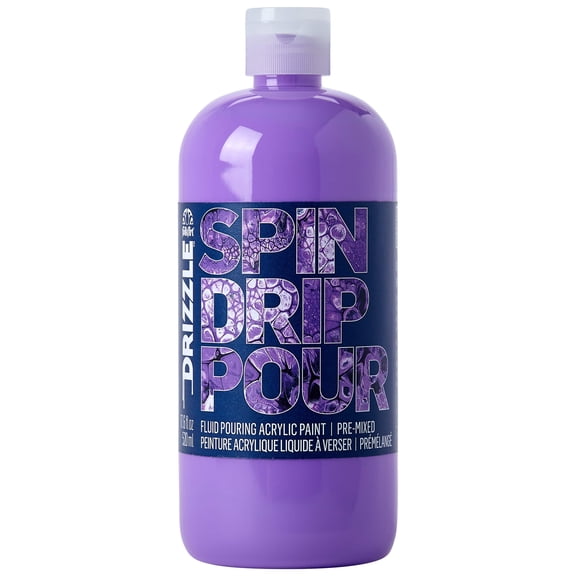 FolkArt Drizzle Pre-Mixed Fluid Pouring Acrylic Paint, 17.6oz., 6 Pack
