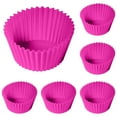 thumbnail image 1 of 6-Pack Food Grade Silicone Baking Cups - Reusable Cupcake Liners, 2.5 Inch Cups, Non-Stick Oven Safe, for Party Baking, Eco-Friendly Pastry Cases, 1 of 5
