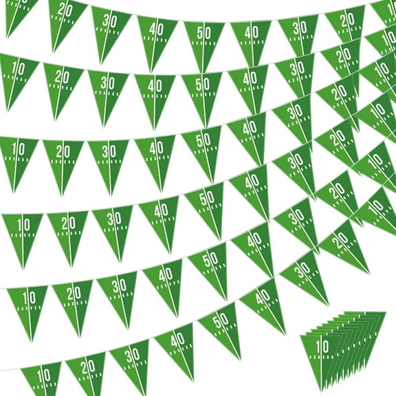 6 Pack Football Pennant Banner - American Football Flags Banner for Football Birthday Party Game Day Sports Football Decoration