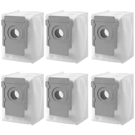 6 Pack For iRobot Roomba i3 i7 E5 E6 S9 Vacuum Clean Base Dirt Disposal Bags Set