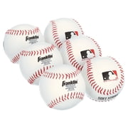 Franklin Sports MLB Soft-Strike Teeballs, Official Size, 6 Pack