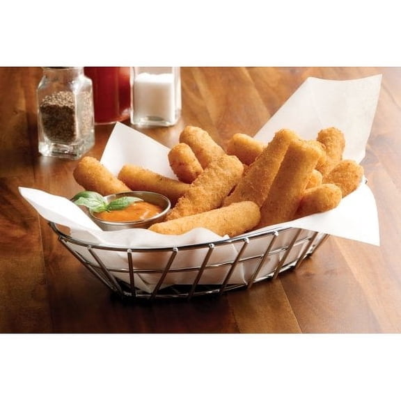 (6 Pack) Fred's 3.25 Inch Breaded Mozzarella Cheese Sticks, 4 Pounds Per Bag