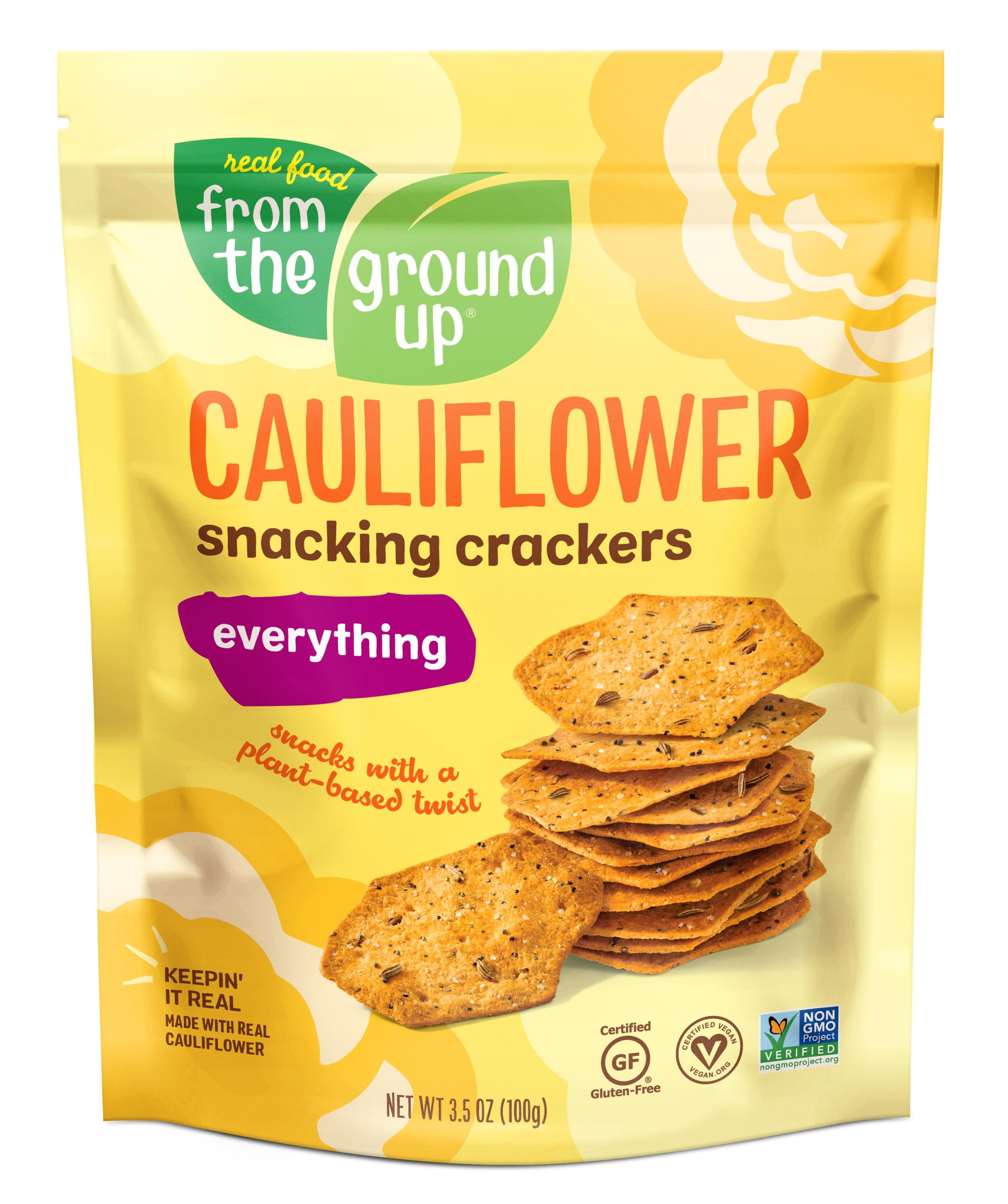 (6 Pack)From the Ground Up Everything Snacking Crackers, 3.5 oz.