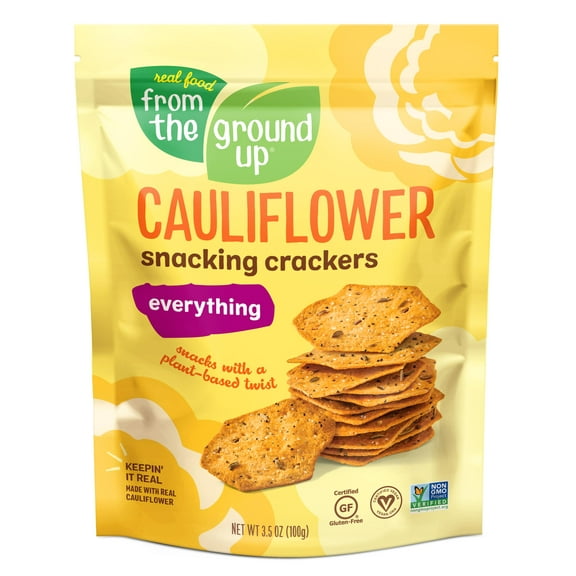 (6 Pack)From the Ground Up Everything Snacking Crackers, 3.5 oz.