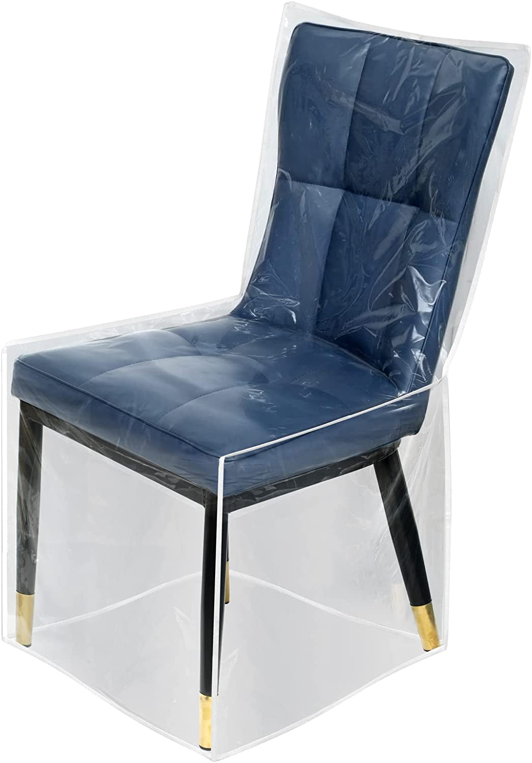 6 Pack FullSize Plastic Dining Chair Covers Waterproof Seat