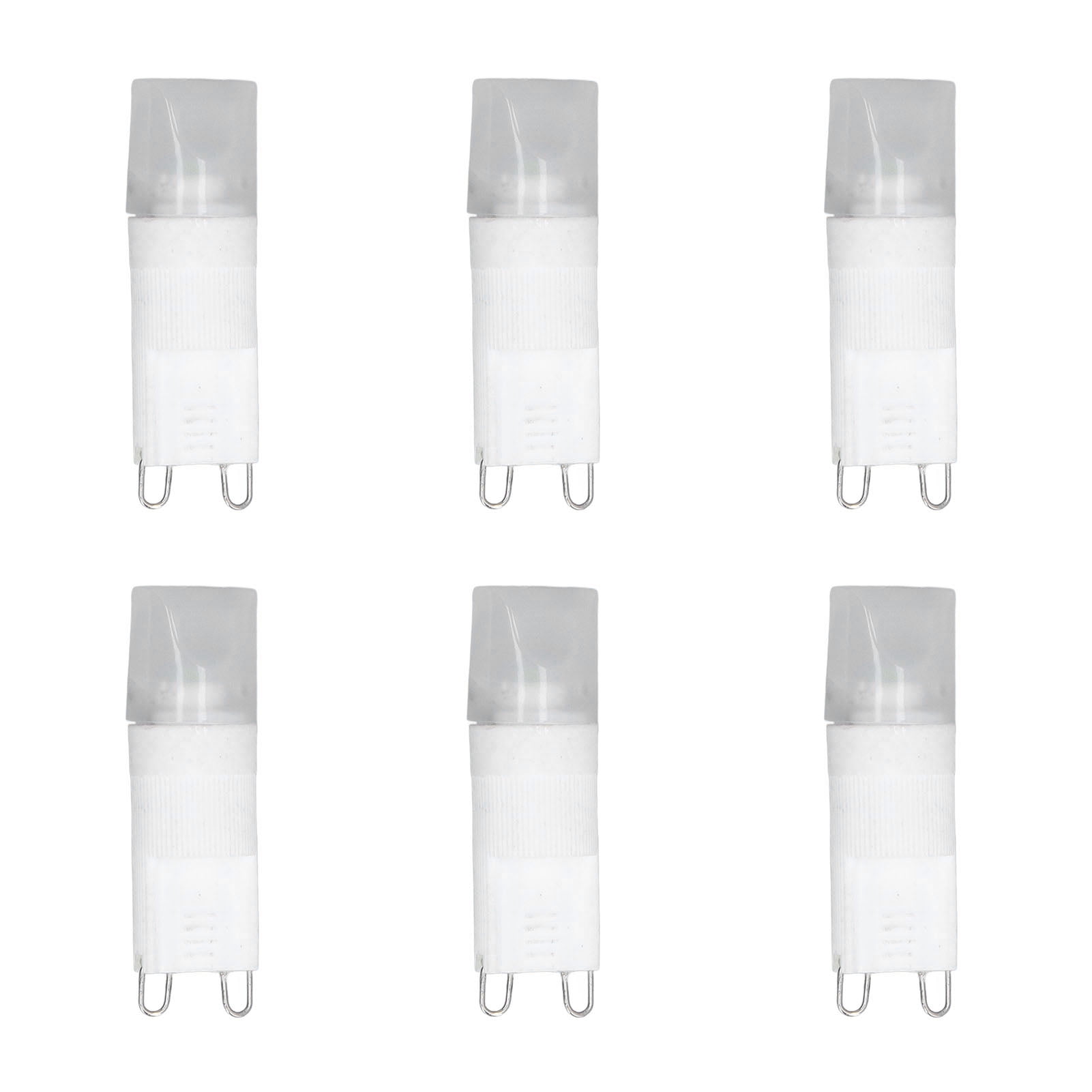 6-Pack G9 LED Bulbs, 360° Heat Dissipation, Energy-Saving, Standard ...