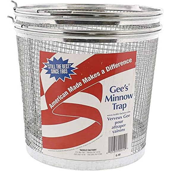 6 Pack Gee's Galvanized Fishing Minnow Bait Traps #G-40 BULK$$Tools & Hardware Other