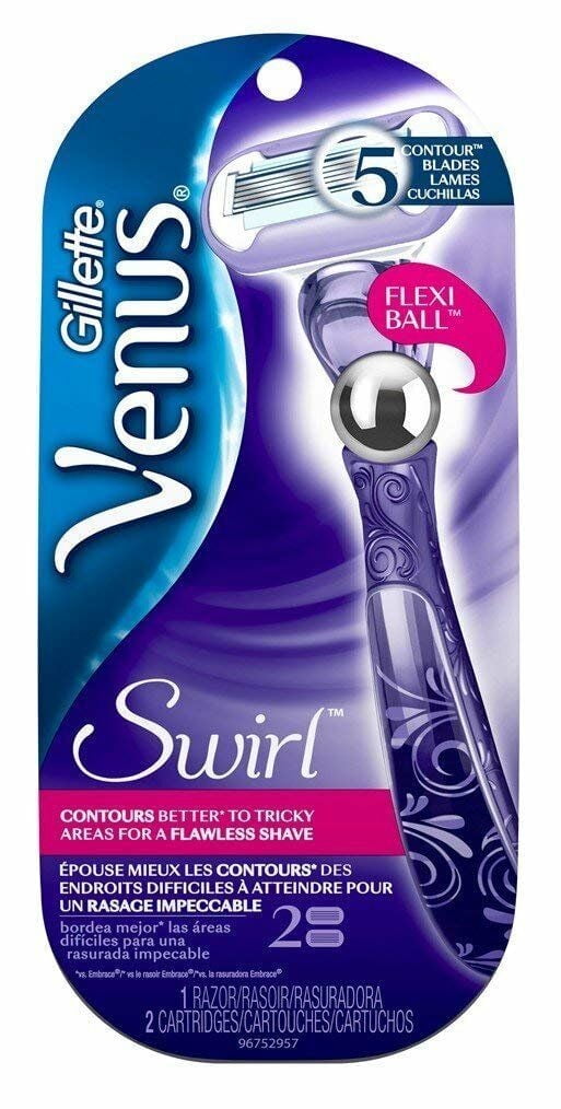 6 Pack - Gillette Venus Swirl Women's Razor with Flexiball Technology 1 ea