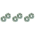 thumbnail image 1 of 6 Pack Green Eucalyptus Wreath Round Wreath Artificial Wreath Farmhouse Wreath for Door Wall Window Deco,12Inch/PC, 1 of 7
