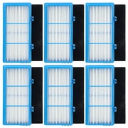 6 Pack HEPA Filters and Carbon Booster Sheets Replacement Parts HAPF30AT Compatible with Holmes AER1 Air Purifiers