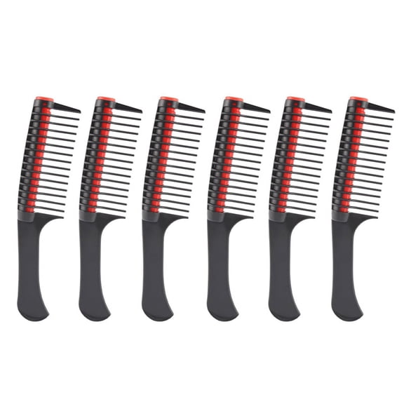 6 Pack Hair Comb, Comb Roller, Detangling Roller Comb Integrated Hair Roller Comb, Anti Splicing Comb