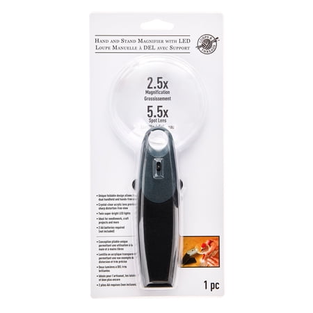 Loops & Threads Hand & Stand Magnifier with LED, 6 Pack