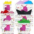 thumbnail image 1 of 6 Pack Happy Birthday Gift Bags With Handles and 8 Colorful Tissue Papers,Assorted Size of Paper Gift Bag for Boy/Girls Kids Women Birthday Party, Anniversay Celebrations, 1 of 4
