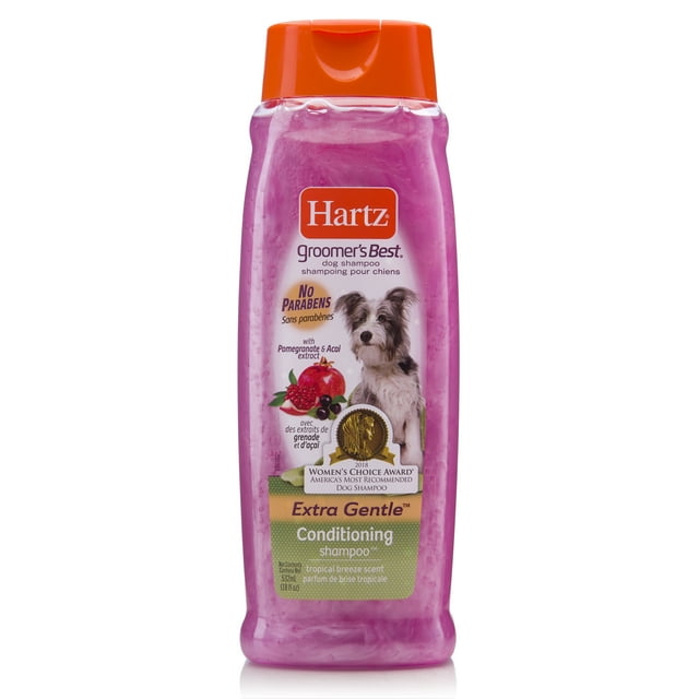 (6 Pack) Hartz Groomers Best Extra Gentle Conditioning Shampoo for Dogs