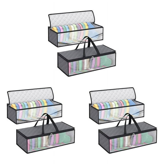 6 Pack Hat Storage Bag for Baseball, Caps Hat Organizer Case Hat Holder Rack with 2 Carry Handles for Closet Moisture