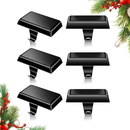 6 Pack Heavy Duty Metal Christmas Stocking Holders for Mantle Stocking Hangers with Ornaments for Fireplace Table Window and Countertop Decoration$$Home Decor, Kitchen, & Other