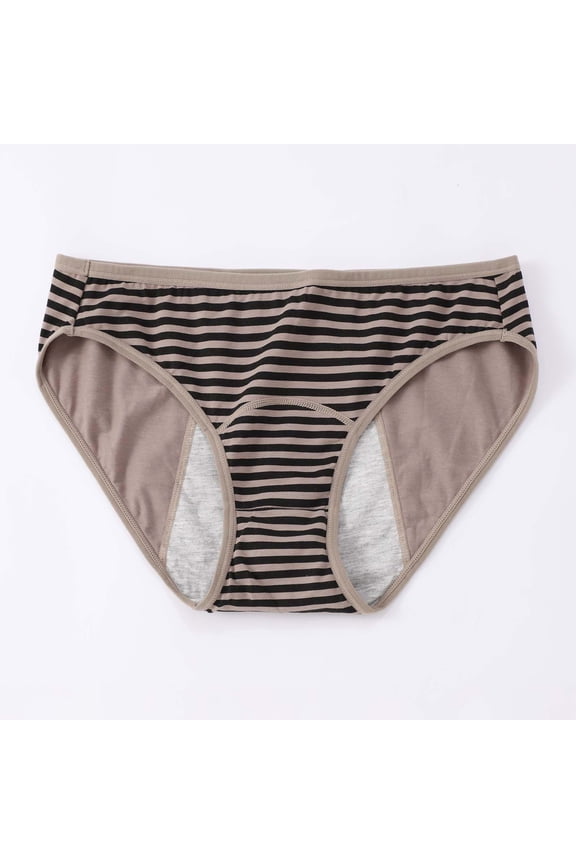 6 Pack High Waisted Underwear for Women Period 3 Layer Leakproof Period Comfort Flex Fit Bikini