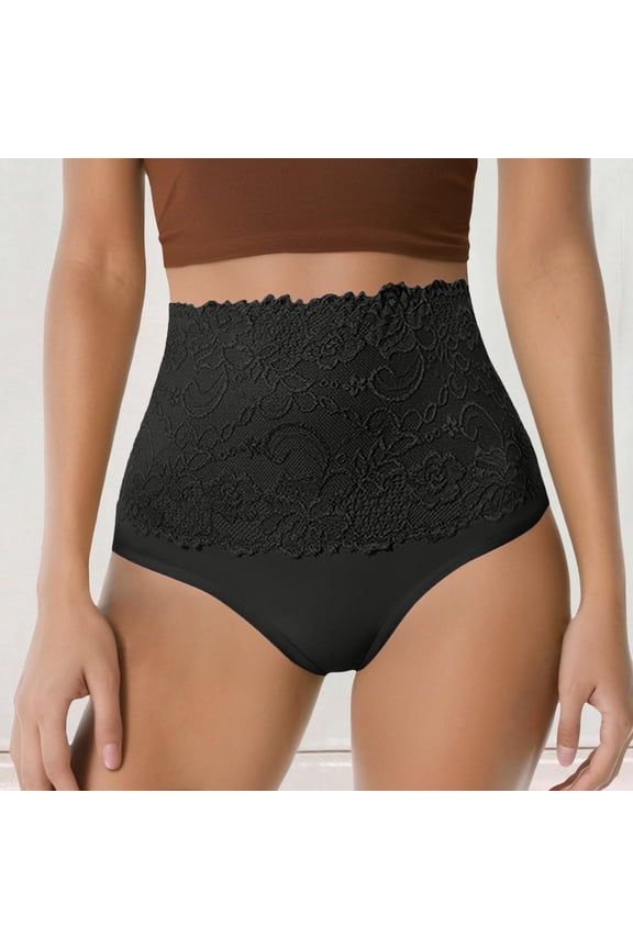 6 Pack High Waisted Underwear for Women Spring Shapewear Short Slimming Cute Soft Bikinis