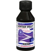 6 Pack - Humco Gentian Violet Topical Solution 2% 2 oz
