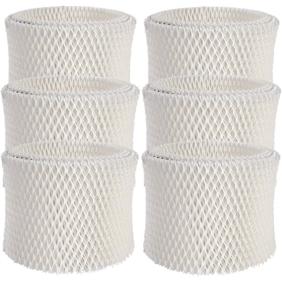 6-Pack Humidifier Wicking Filters Replacement Compatible for Honeywell HAC-504, HAC-504AW, HCM-350, HCM-300T, HCM-600, HCM-710, HCM-315T Series Humidifiers