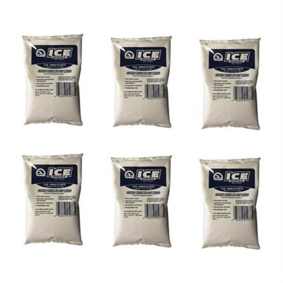 6 Pack Igloo MaxCold Ice Gel Pack 8 oz. Blue