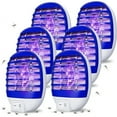 thumbnail image 1 of 6 Pack Indoor Bug Zapper with LED Light, Mosquitoes Killer for Home, Small Fly Insects Lamp Trap for Living Room, Home, Kitchen, Bedroom, Baby Room, Office, Blue, 1 of 9
