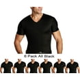 thumbnail image 1 of 6-Pack Insta Slim Compression V-Necks VS0006, 1 of 13